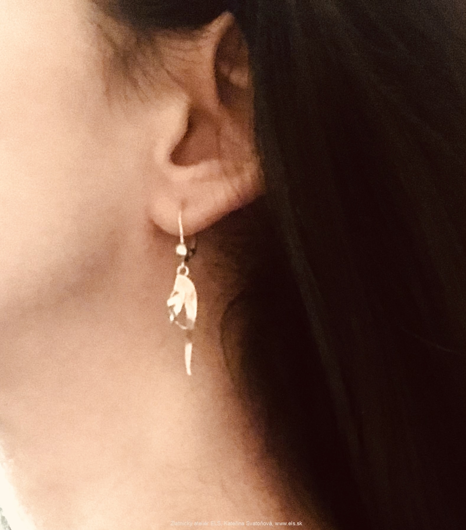 Silver earrings.Original,handmade.