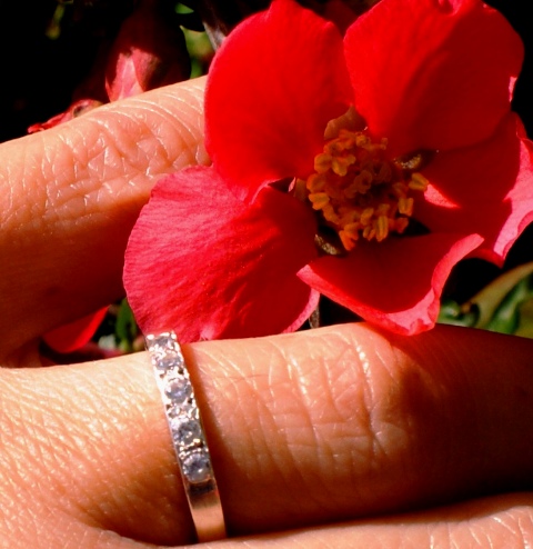 Diamantový prsten.Výroba na míru.Natural diamond..